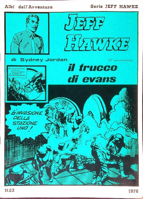 Jeff Hawke n. 63/1976 - Il trucco di Evans - Sydney Jordan - copertina