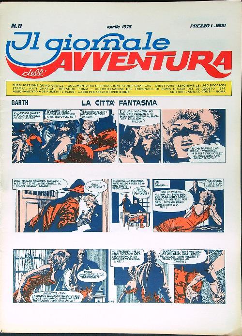 Il giornale dell'avventura n. 8/aprile 1975 - copertina