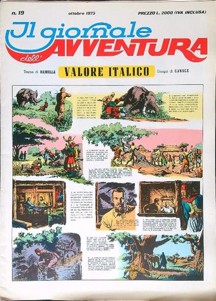 Il giornale dell'avventura n. 19/ottobre 1975 - copertina
