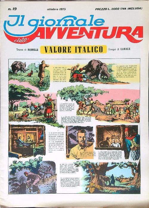 Il giornale dell'avventura n. 19/ottobre 1975 - copertina