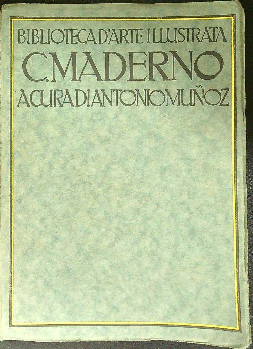 C. Maderno - Antonio Muñoz - copertina