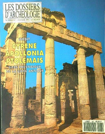 Les dossiers d'Archeologie n. 167/janvier 1992 - copertina