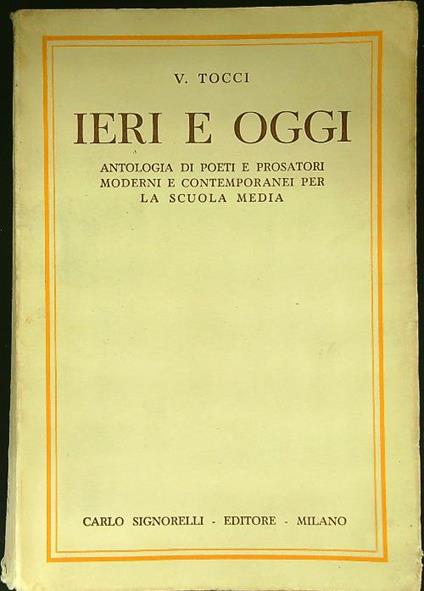 Ieri e oggi - copertina