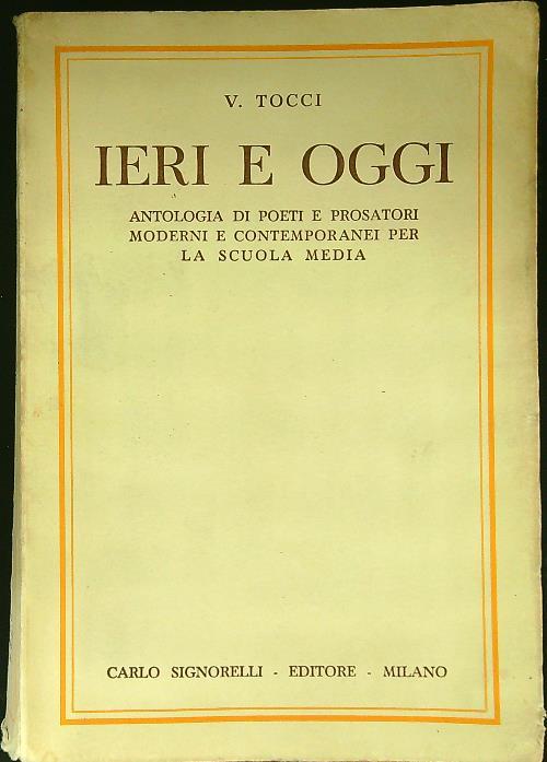 Ieri e oggi