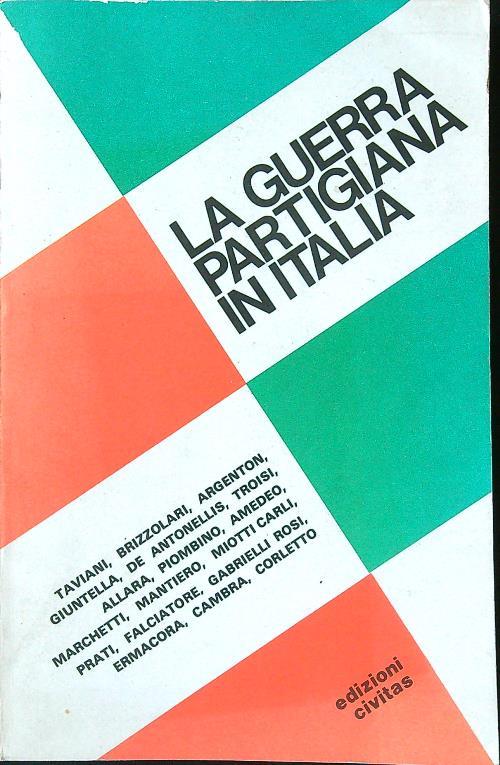 La guerra partigiana in Italia - copertina