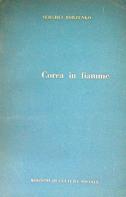 Corea in fiamme - copertina