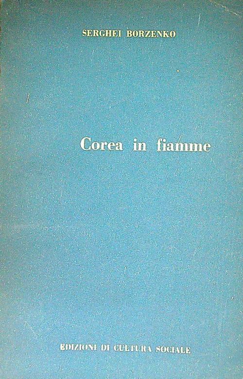 Corea in fiamme - copertina