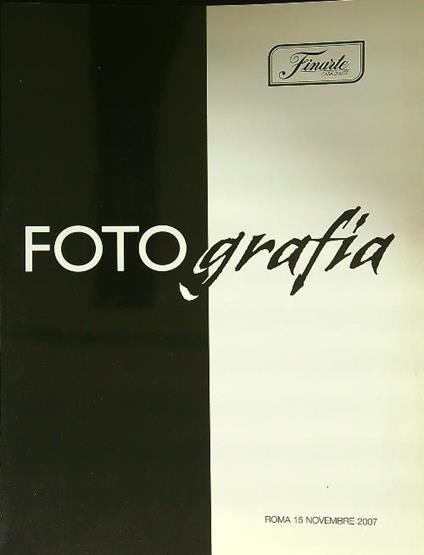 Fotografia 2007 - copertina