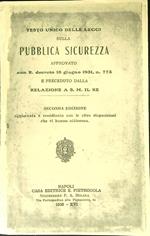 Testo unico delle leggi sulla Pubblica Sicurezza