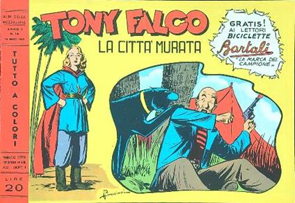 Tony Falco - La città murata - copertina