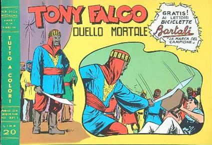 Tony Falco - Duello mortale - copertina
