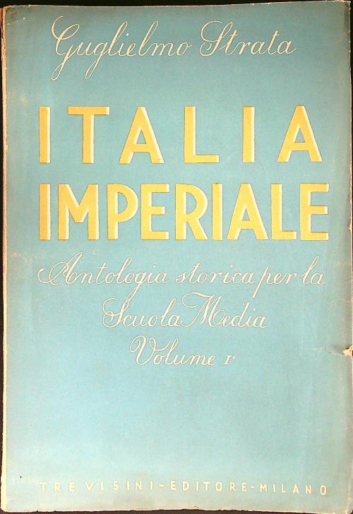 Italia imperiale vol. I - copertina