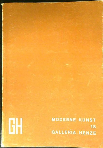 Modern kunst katalog 18 - copertina