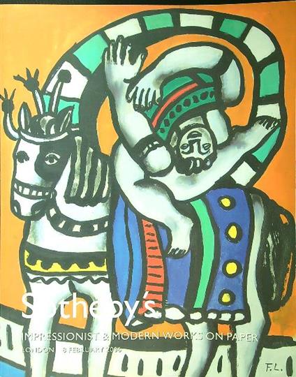 Impressionist & Modern Works on paper february 2006 - copertina