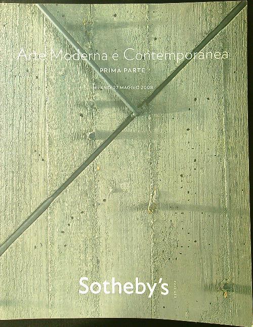 Arte Moderna e Comtemporanea prima parte maggio 2008 - copertina
