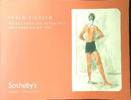 Pablo Picasso works from an important sketchbook of 1905 - copertina