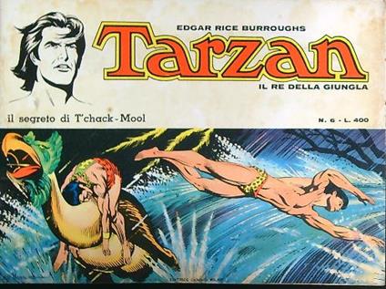 Tarzan il re della giungla n. 6 - Edgar Rice Burroughs - copertina