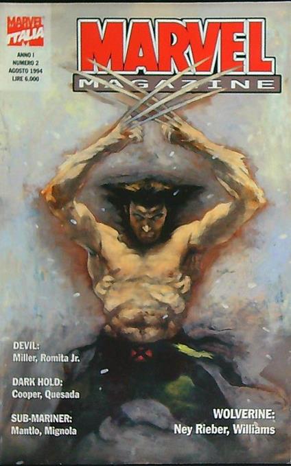 Marvel Magazine 2/Agosto 1994 - copertina