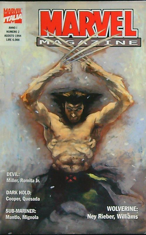 Marvel Magazine 2/Agosto 1994 - copertina
