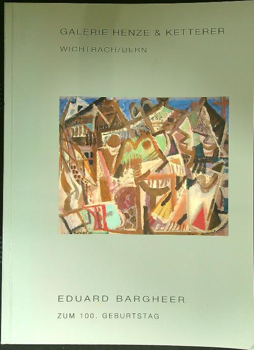 Edward Bargheer - copertina