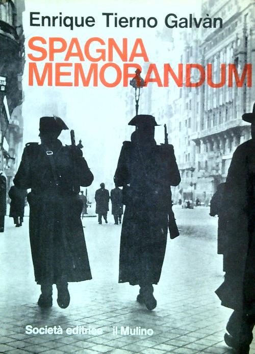 Spagna memorandum - copertina
