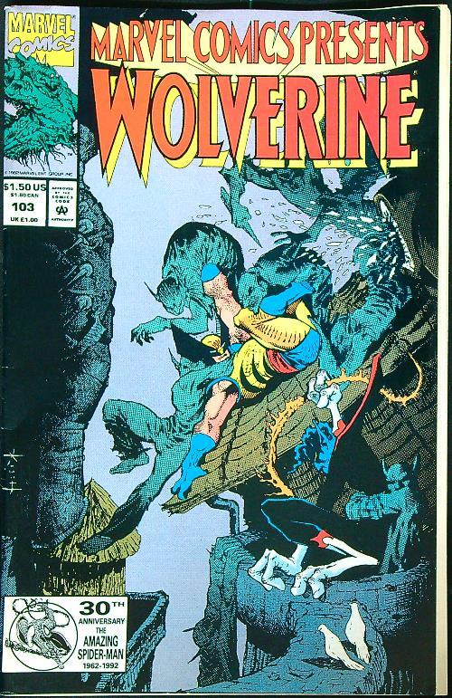 Marvel comics 103/1992 - copertina