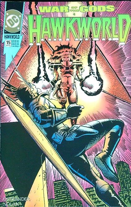Hawkworld 15/Sep 91 - copertina
