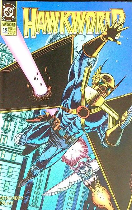 Hawkworld 18/Dec 91 - copertina
