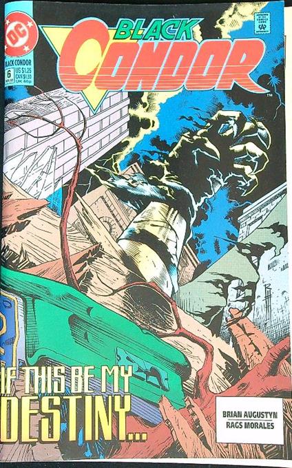 Black Condor 6/November 1992 - copertina