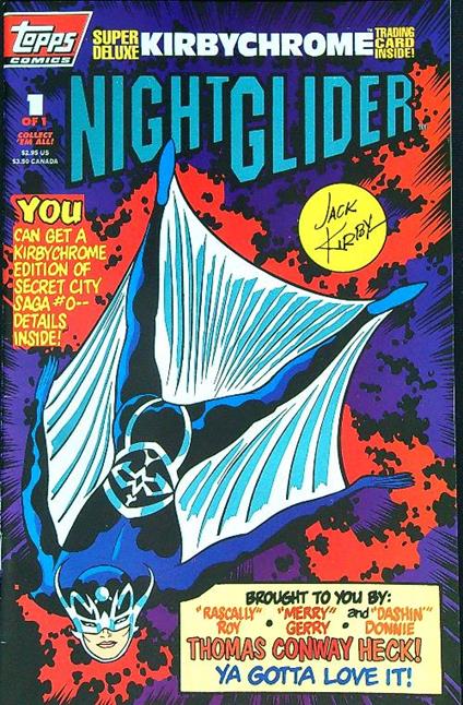Night Glider 1/April 1993 - copertina