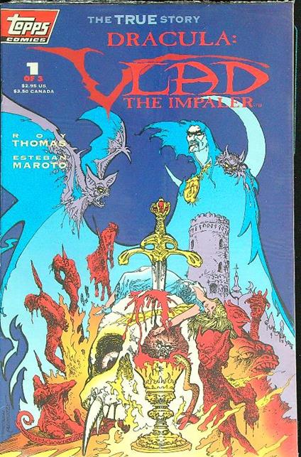 Dracula Vlad the Impaler 1/February 1993 - copertina