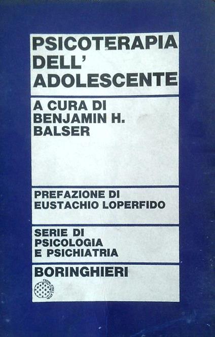 Psicoterapia dell'adolescente - copertina