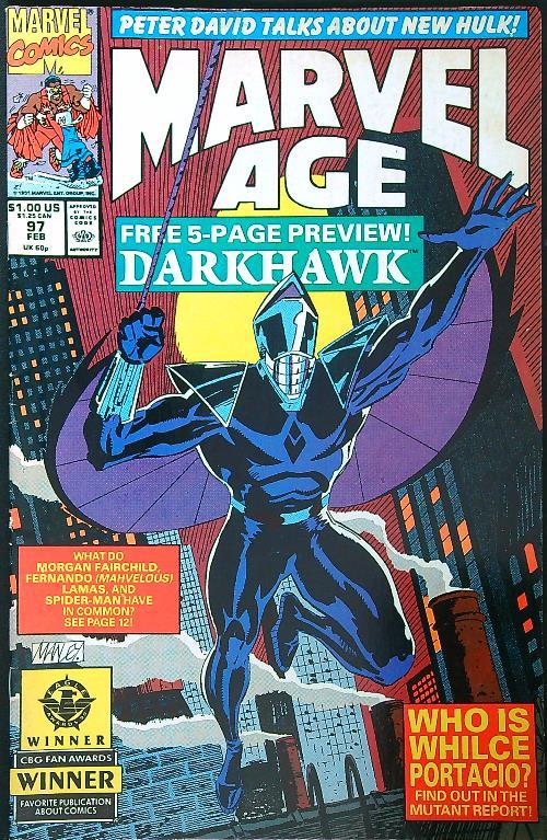 Marvel Age 97/February 1991 - copertina