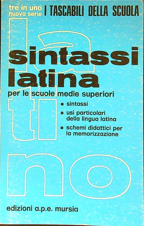 Sintassi latina