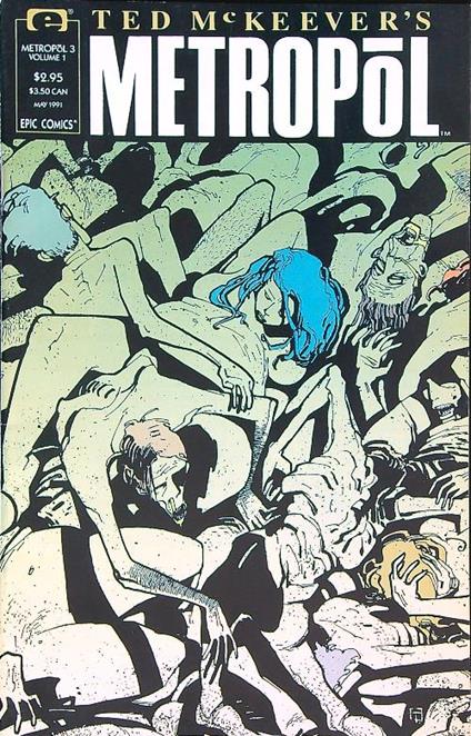 Ted McKeever's Metropol 3/May 1991 - copertina