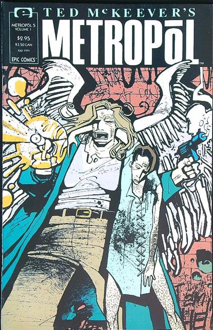 Ted McKeever's Metropol 5/July 1991 - copertina