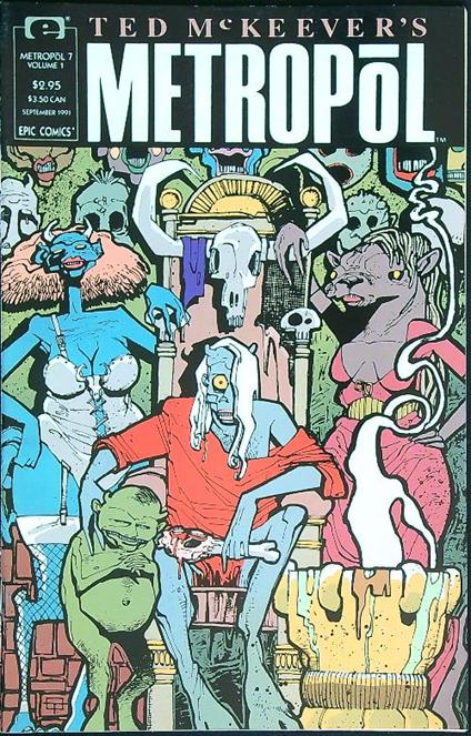 Ted McKeever's Metropol 7/September 1991 - copertina