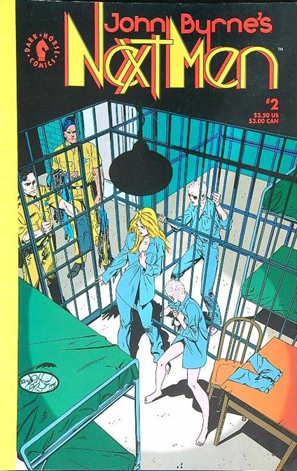 John Byrnès Next Men 2/March 1992 - copertina