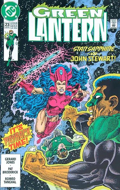 Green Lantern 23/April 1992 - copertina