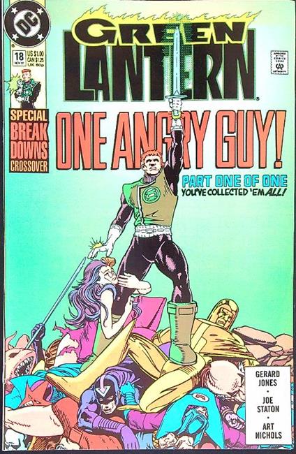 Green Lantern 18/November 1991 - copertina