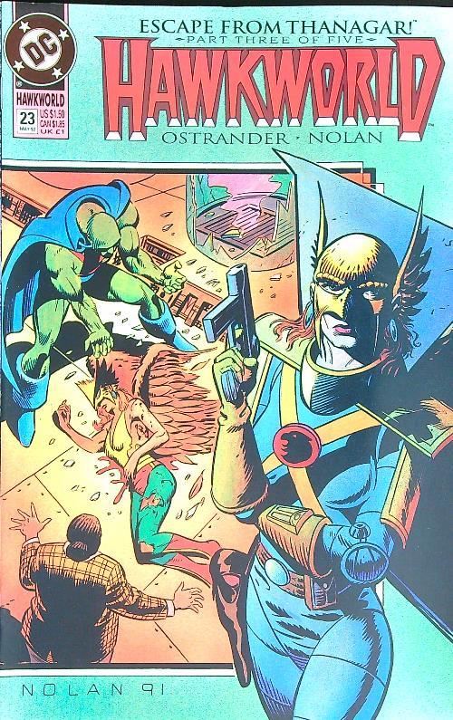 Hawkworld 23/June 1992 - copertina