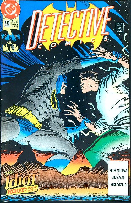 Detective comics 640/January 1992 - copertina