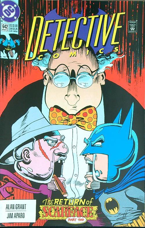 Detective comics 642/March 1992 - copertina