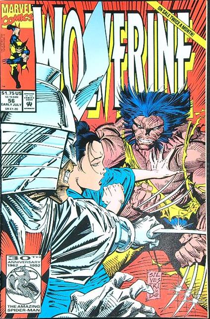 Wolverine 56/July 1992 - copertina
