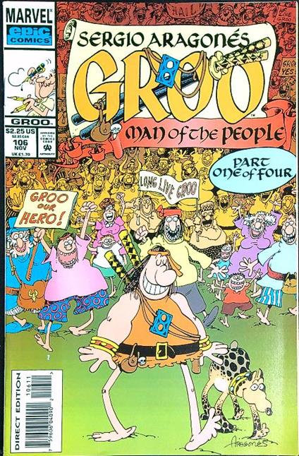 Sergio Aragones Groo the Wanderer 106/November 1993 - copertina