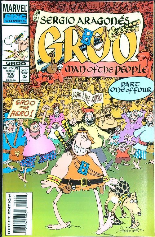 Sergio Aragones Groo the Wanderer 106/November 1993 - copertina
