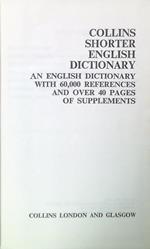 Collins shorter english dictionary