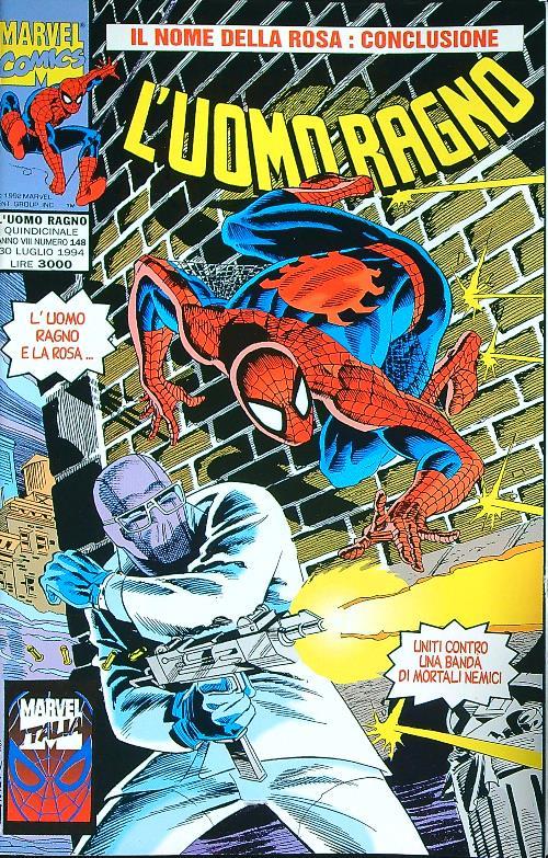 L' uomo ragno 148/30 Luglio 1994 - copertina