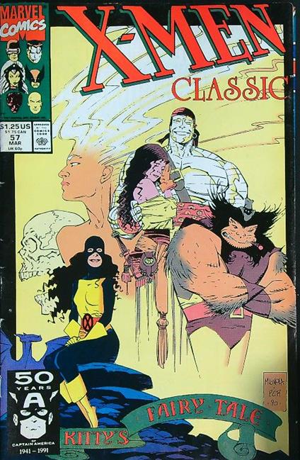 X-Men classic 57/March 1991 - copertina