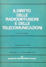 Il diritto delle radiodiffusioni e delle telecomunicazioni 3/1973